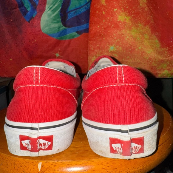 Vans Red Slip-On Sneakers - Picture 3 of 5